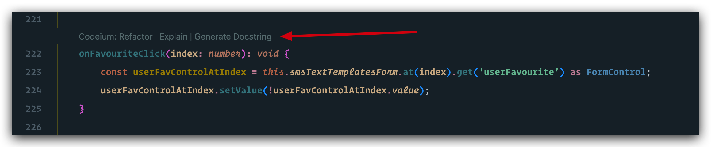 Codium feature overlay in VS Code
