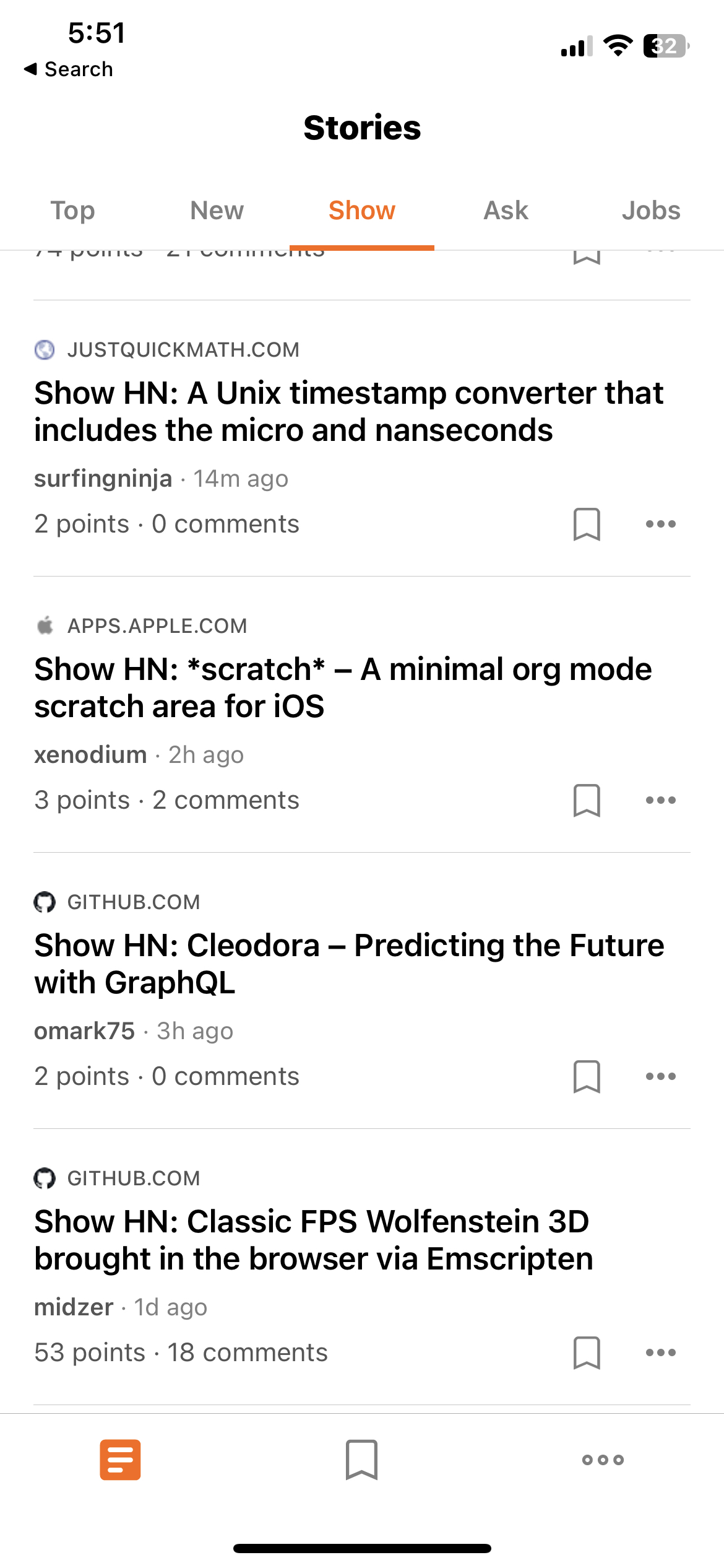 Hacker Feed trending stories
